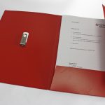 Individuell gestaltete Pressemappe von Cordier Druck Medien