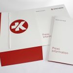Individuell gestaltete Pressemappe von Cordier Druck Medien